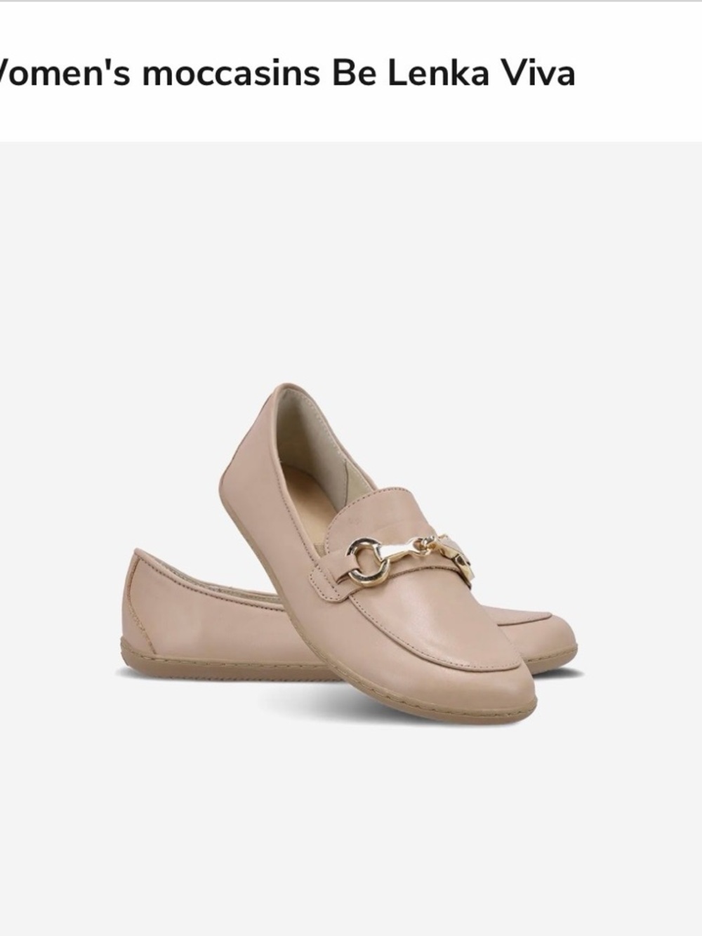 be lenka Women's Moccasins in Nude